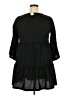 River Island Solid Black Casual Dress Size 18 - photo 2