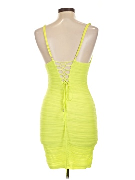 slim fit dress slacks Neon Yellow Slash Neck Jumper Dress