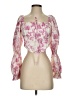Missguided Pink 3/4 Sleeve Blouse Size 6 - photo 1