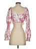 Missguided Pink 3/4 Sleeve Blouse Size 6 - photo 2
