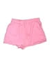 Shein 100% Polyester Pink Shorts Size L - photo 1