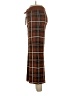 Entro Plaid Brown Tan Casual Pants Size S - photo 5