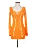 Missguided Orange Cocktail Dress Size S - photo 1