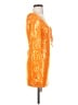 Missguided Orange Cocktail Dress Size S - photo 4