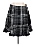 ELOQUII 100% Polyester Tweed Black Casual Skirt Size 16 - photo 1