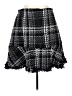 ELOQUII 100% Polyester Tweed Black Casual Skirt Size 16 - photo 2
