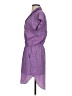 BCBGeneration 100% Polyester Polka Dots Purple Casual Dress Size S - photo 5