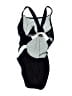 Speedo Graphic Black One Piece Swimsuit Size 12 - photo 2