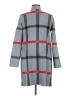Tahari Plaid Gray Coat Size M - photo 2