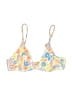 Unbranded Floral Yellow Swimsuit Top Size XS (estimated) - photo 1