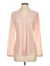 Finity 100% Polyester Pink Long Sleeve Blouse Size 2 - photo 1