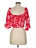 Lost + Wander 100% Rayon Red 3/4 Sleeve Blouse Size M - photo 2