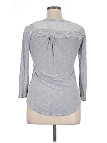 Solitaire 3/4 Sleeve Button-Down Shirt (view 2)