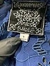 Jade 100% Rayon Stars Blue Long Sleeve Blouse Size M - photo 6