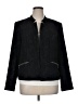 Roz & Ali Chevron-herringbone Black Blazer Size XL - photo 1