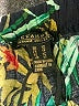 REVAMPED Tropical Black Shorts Size XS - photo 3