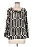 Ella Moss 100% Rayon Black Long Sleeve Blouse Size M - photo 1