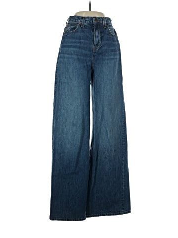 Madewell Superwide-Leg Jeans in Halleran Wash (view 1)