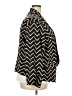 Ashley Stewart 100% Polyester Chevron-herringbone Black Blazer Size 24 - photo 4