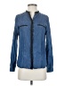 Assorted Brands Blue Long Sleeve Blouse Size S - photo 1
