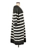 Studio One 100% Acrylic Stripes Gray Casual Dress Size 1X - photo 4