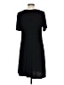 Unbranded Solid Black Casual Dress Size L - photo 2