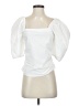 Zara 100% Polyester White Tube Top Size S - photo 1