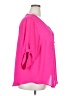 Torrid 100% Polyester Pink 3/4 Sleeve Blouse Size 2X Plus (2) - photo 4