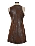 Angie Metallic Brown Casual Dress Size S - photo 2