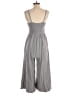 Anrabess Solid Gray Jumpsuit Size S - photo 2