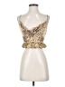 Dress Forum 100% Polyester Gold Sleeveless Top Size S - photo 1