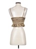 Dress Forum 100% Polyester Gold Sleeveless Top Size S - photo 2
