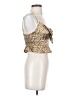 Dress Forum 100% Polyester Gold Sleeveless Top Size S - photo 4