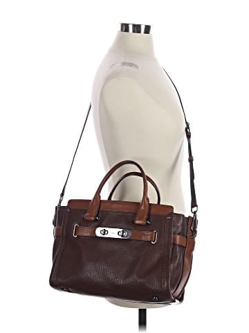 Coach Leather Satchel (view 2)