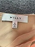 Milly Tan Long Sleeve Silk Top Size 6 - photo 7