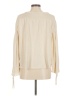 Pull&Bear Ivory Long Sleeve Top Size M - photo 2
