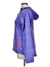 Reebok 100% Polyester Graphic Checkered-gingham Color Block Solid Stripes Purple Windbreaker Size L - photo 5