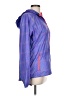 Reebok 100% Polyester Graphic Checkered-gingham Color Block Solid Stripes Purple Windbreaker Size L - photo 4