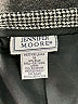 Jennifer Moore 100% Wool Houndstooth Gray Wool Skirt Size 14 - photo 4
