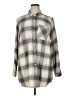 Torrid Plaid Gray Long Sleeve Button-Down Shirt Size 1X Plus (1) - photo 1