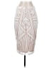 Thalia Sodi Graphic Ivory Pink Formal Skirt Size S - photo 1