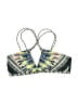 Red Carter Print Blue Swimsuit Top Size S - photo 1