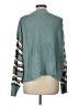Pink Lily 100% Acrylic Color Block Teal Pullover Sweater Size L - photo 2
