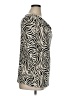 East5th Animal Print Ivory 3/4 Sleeve Blouse Size XL - photo 4