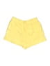 Zara Solid Yellow Shorts Size L - photo 1