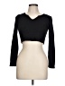Shein Black 3/4 Sleeve T-Shirt Size L - photo 1