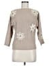Aaeda Floral Tan Pullover Sweater Size M - photo 1