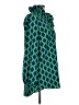 Mud Pie 100% Polyester Print Green Long Sleeve Blouse Size L - photo 4