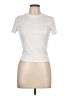 Shein Ivory Short Sleeve Turtleneck Size L - photo 1
