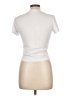 Shein Ivory Short Sleeve Turtleneck Size L - photo 2